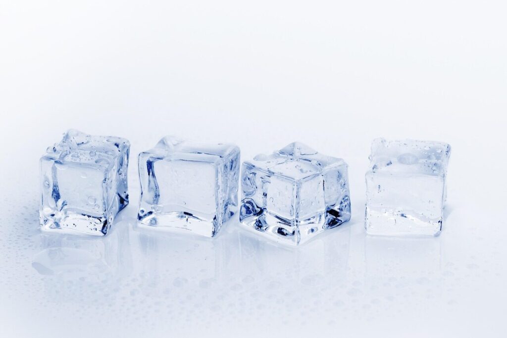 ice cubes, ice, frozen, cold, refreshment, nature, cubes, water